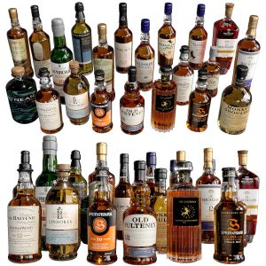 Whiskey And Scotch Bottle Collection No4