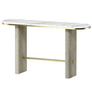 The New Minima Console Wooden Marble