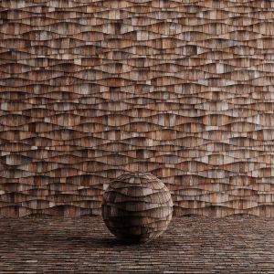 Wood Shingles 18 8k Seamless Pbr Material