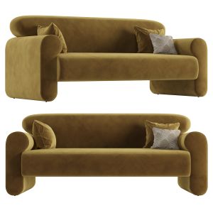 Gala Reverse Roll Arm Apartment Sofa