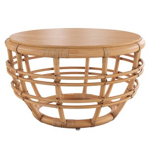 Savannah Rattan Round Coffee Table