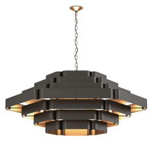 Currey And Company Bailey Black Chandelier