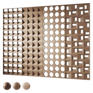 Decorative Wood Panels Set 8