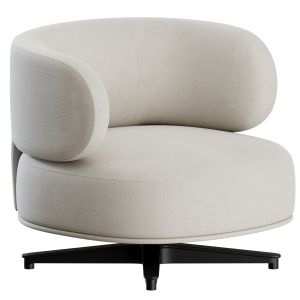 Akiko Lounge Swivel Armchair