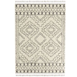 Vasiliki Moroccan Tribal Tassel Area Rug