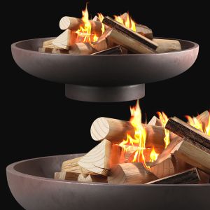 Cb2 Form Cement Fire Pit