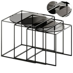 Roche Bobois G3 Square Metal Coffee Table