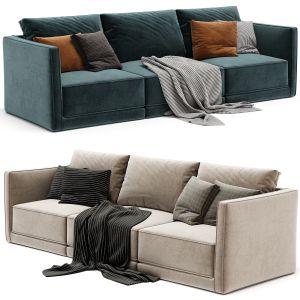 Willow 3 Piece Modular Sofa Charcoal