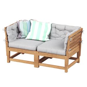 Nammaro Modular 2-seater Sofa With Cushions Ikea