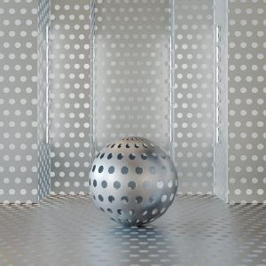 Metal Perforated 36 4k Seamless Pbr Material