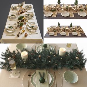 Christmas Table Setting