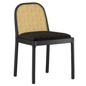 Nadia Black Cane Chair Crate Barrel