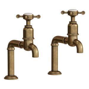 Aged Brass Mayan Taps By Devol