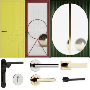 Set Modern Door 02