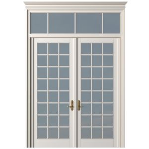 French Interior Doors Partition In Classic Style