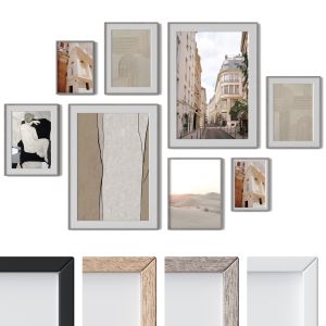 Set Of 8 Wall Paintings 2603