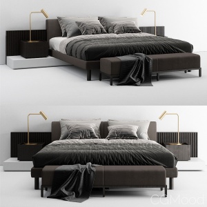 Meridiani Cliff Modular Bed