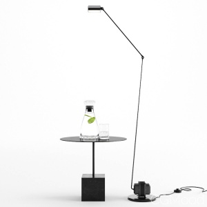 Daphine Golvlampa - Knockout Square Base Table