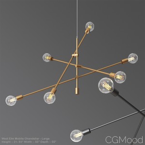 West Elm Mobile Chandelier -large