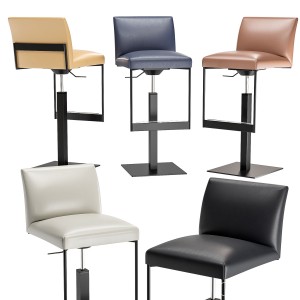 Calligaris Gala Upholstered Metal Stool