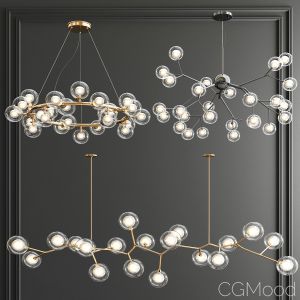 Giffin Minosi Bubbles Chandelier - 3 Type