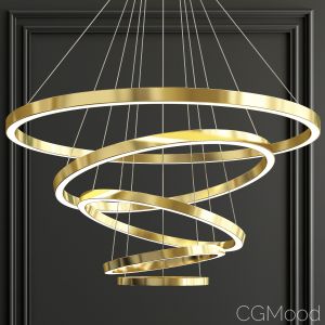 Large Rings Led Chandelier