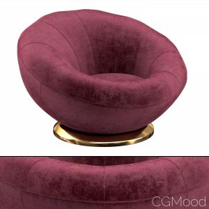 Groovy Upholstered Armchair