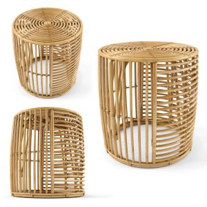 Java Rattan Stool