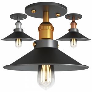 Retro Semi Flush