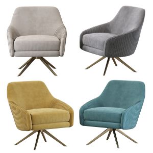 Roar & Rabbit™ Pleated Swivel Chair