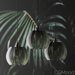 Louis Green Glass Pendant Light