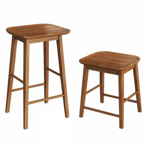 Zara Home Wooden Tall Stool