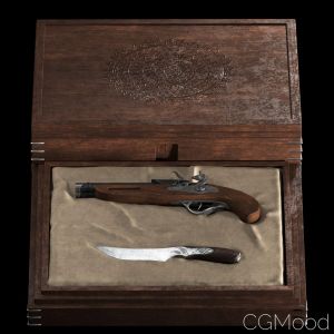 Flintlock And Knife