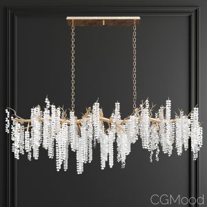 Shiro-noda Cluster Horizontal Chandelier