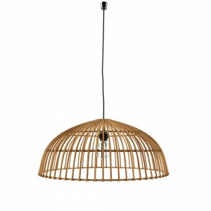 Country Pendant Lamp Rattan 55 Magna