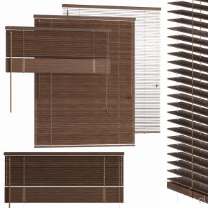 Wooden Blinds Set 02