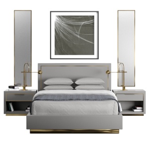 Restoration Hardware Cela Shagreen Platform Bed