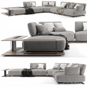 Natuzzi Cava Sofa 3148