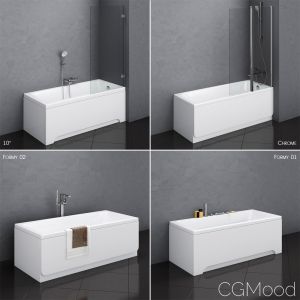 Set Of Baths Ravak Set 13 -10 -chrome -formy 01