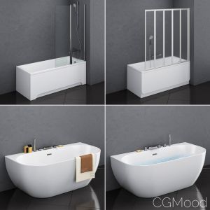 Set Of Baths Ravak Set 17 - Classic And Freedom W