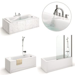 Set Of Baths Cersanit Set 25 -crea -nike -zen