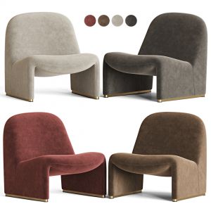 Boucle Alky Lounge Chair Giancarlo Piretti