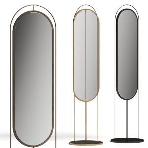 West Elm Tall Oval Floor Mirror