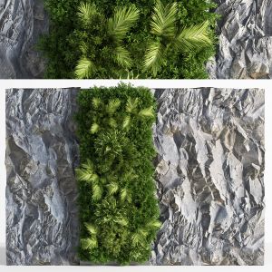 Rock And Vertical Garden 01