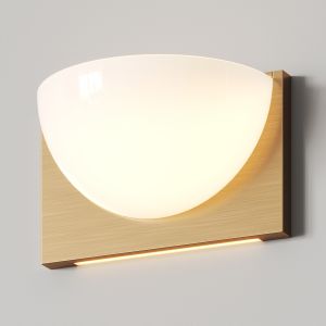 West Elm Curved Half Moon Sconce