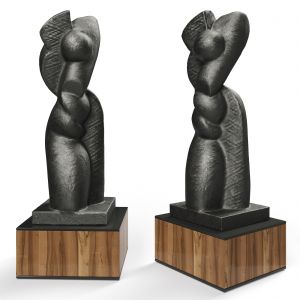 Abstract Modern Sculpture Black