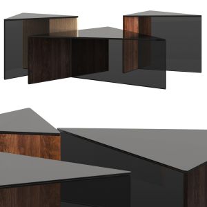 Sovet Italia Regolo Triangular Coffee Tables