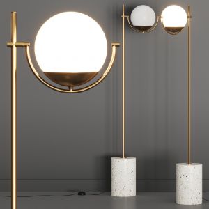 Crate And Barrel Rondure Globe Floor Lamp