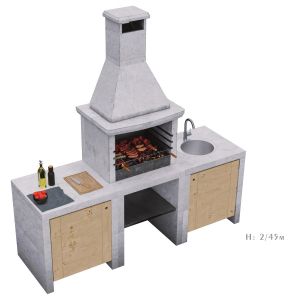 Melody Barbecue Grill Set (1 Barbecue)