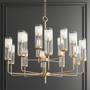 Lessman 15 Light Shaded Tiered Chandelier